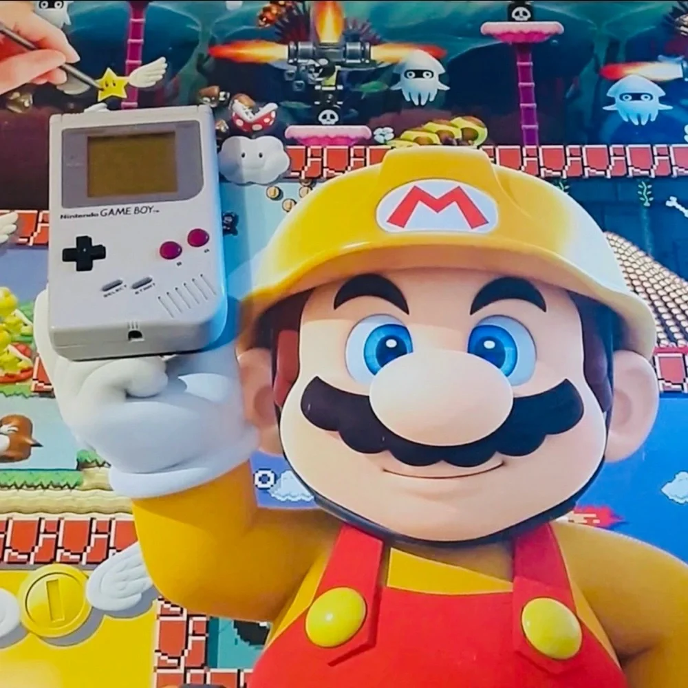 Vintage Original 1989 Nintendo Game Boy Handheld Game Console - VGC